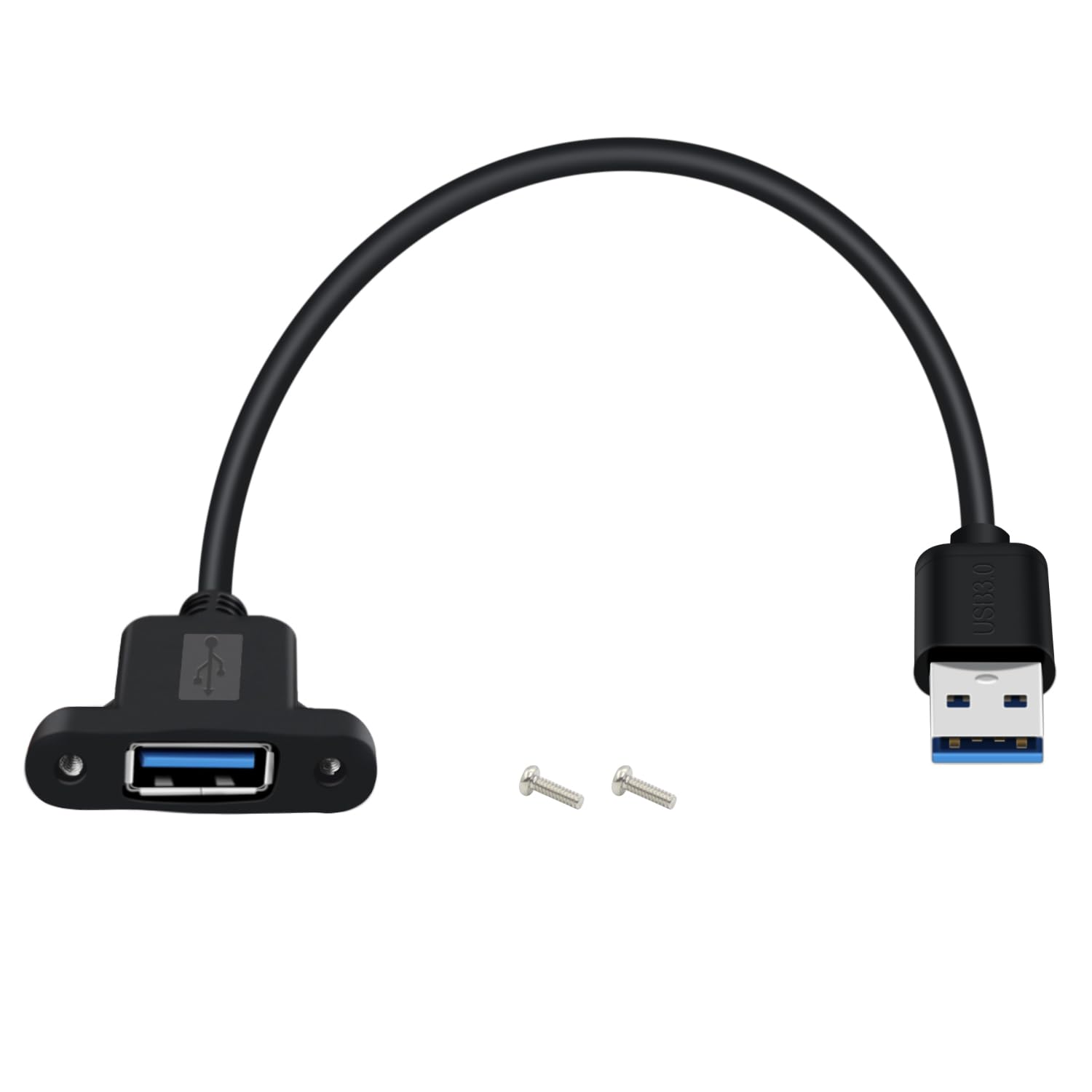 Amazon.co.jp: HuaLiSiJi USB 3.0 パネルマウントケーブル ネジ付き